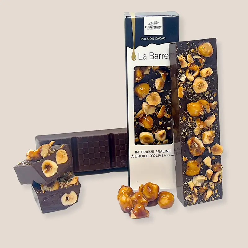 Chocolats à l'huile d'olive
