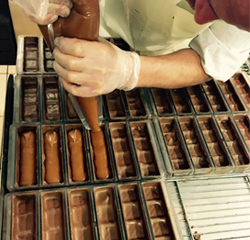 Fabrication Barres de chocolat