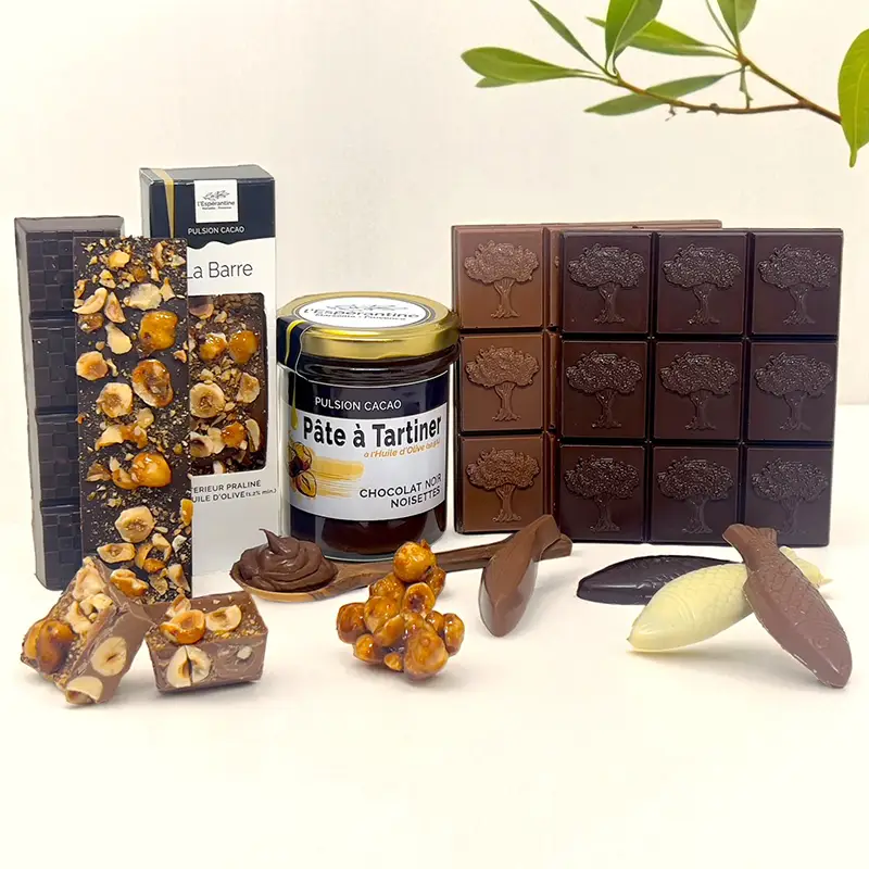 Chocolats à l'huile d'olive