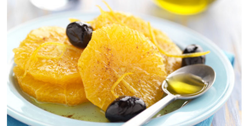 La salade d'oranges à l'huile d'olive de Corse AOC