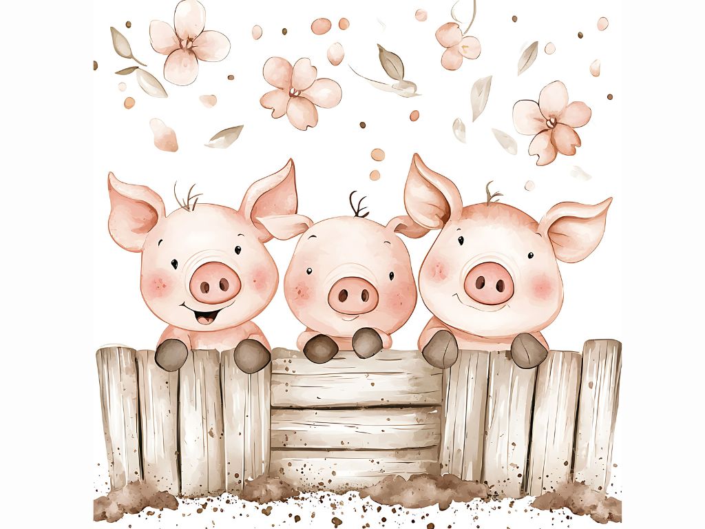 Les Trois Petits Cochons - Contes & Gourmandises - Collection Pâques 2026